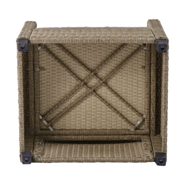 Conversation Set Wicker Ratten Sectional Sofa - Image 4