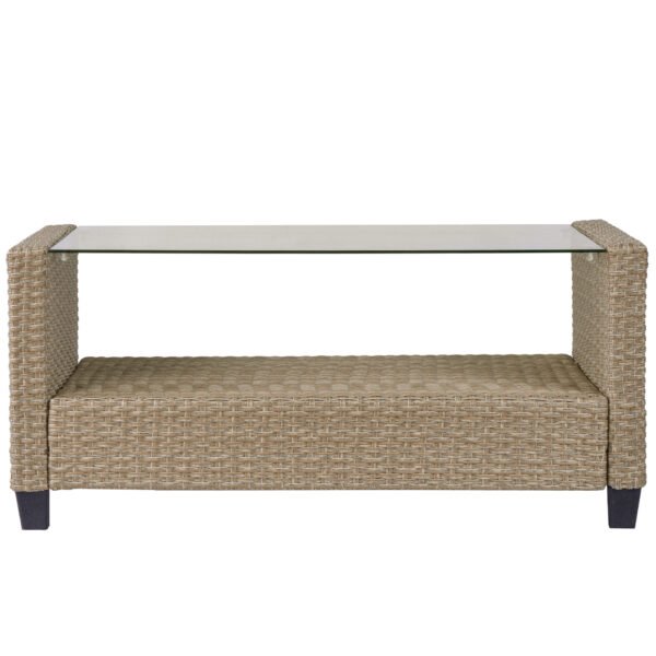 Conversation Set Wicker Ratten Sectional Sofa - Image 5