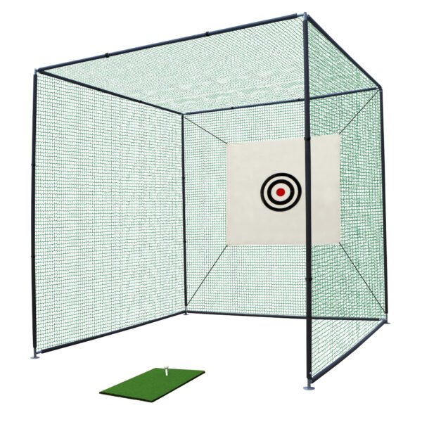 Golf Practice Net Cage w/ Metal Frame - Image 2