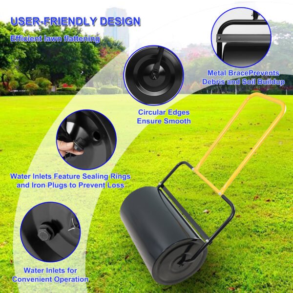 40 litre high capacity lawn roller - Image 2